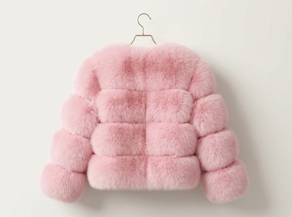 Brueti Children’s Raccoon Fur Coat – Soft Touch Collection