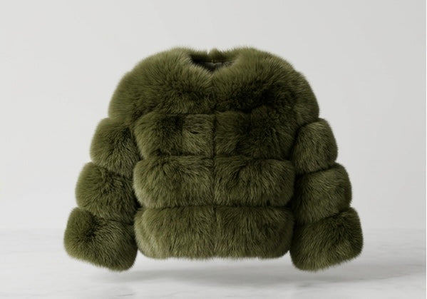 Brueti Children’s Raccoon Fur Coat – Soft Touch Collection