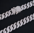 18mm Cuban Chain - Custom Clasp Moissanite