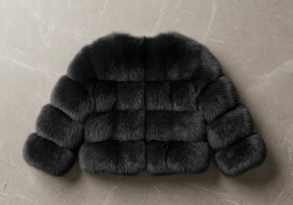 Brueti Children’s Raccoon Fur Coat – Soft Touch Collection