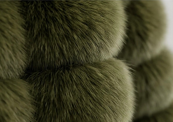 Brueti Children’s Raccoon Fur Coat – Soft Touch Collection