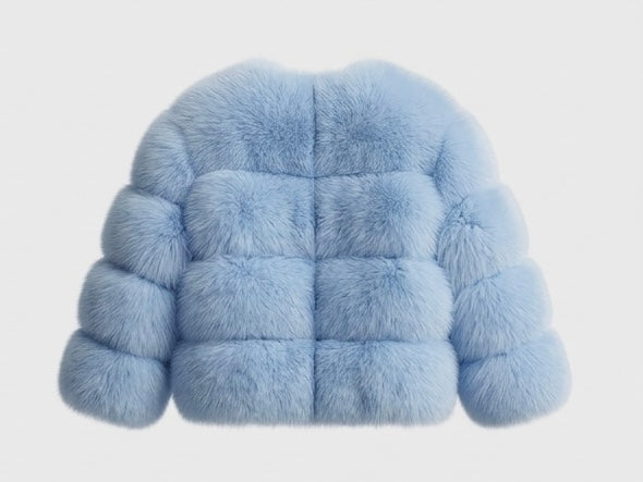 Brueti Children’s Raccoon Fur Coat – Soft Touch Collection