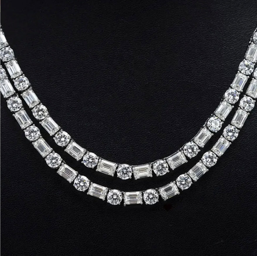 5mm Moissanite Tennis Chain