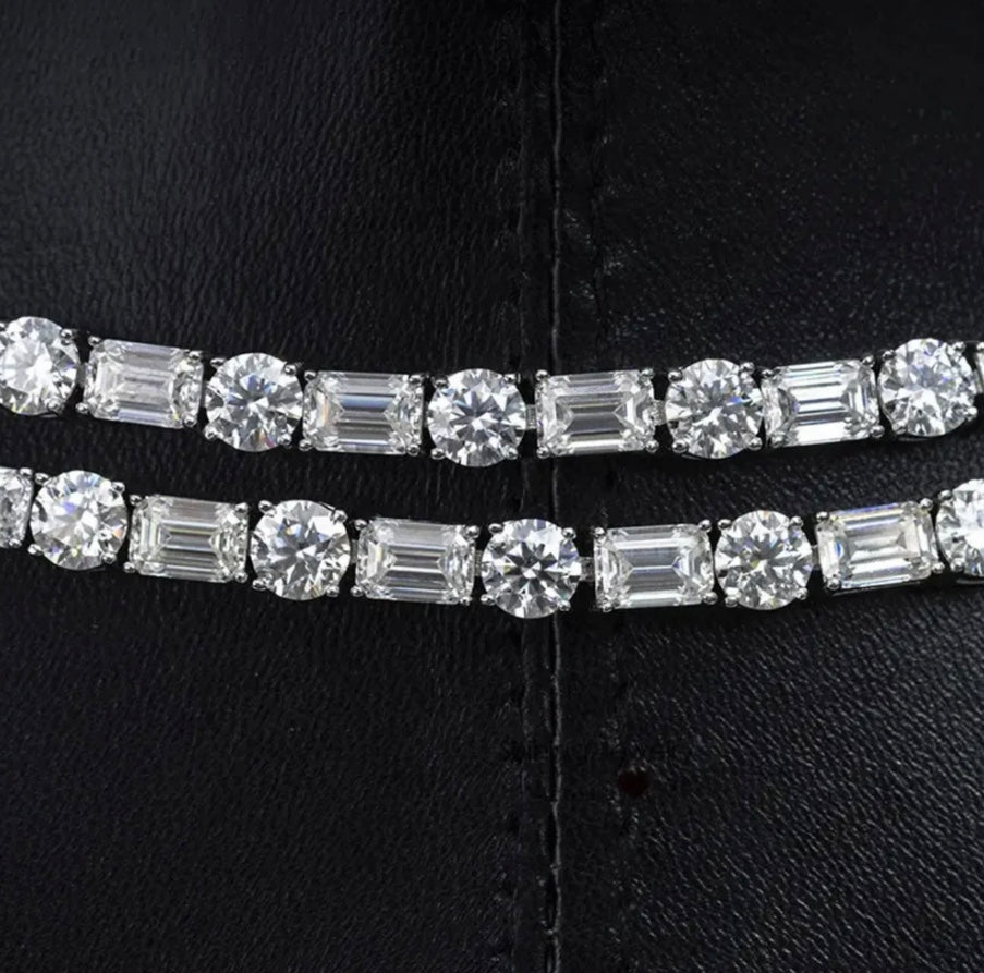 5mm Moissanite Tennis Chain