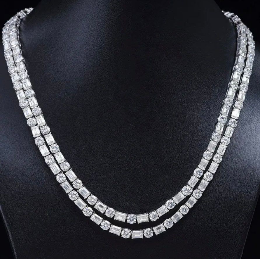 5mm Moissanite Tennis Chain