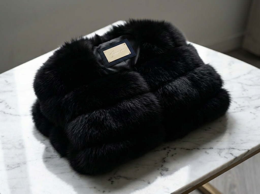 Brueti Children’s Raccoon Fur Coat – Soft Touch Collection