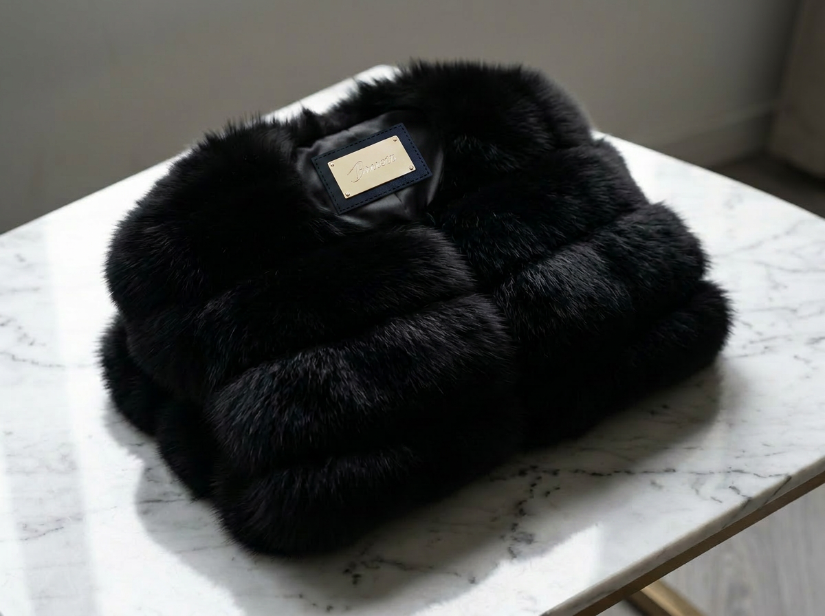 Brueti Children’s Raccoon Fur Coat – Soft Touch Collection
