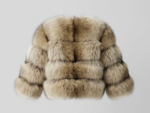 Brueti Children’s Raccoon Fur Coat – Soft Touch Collection