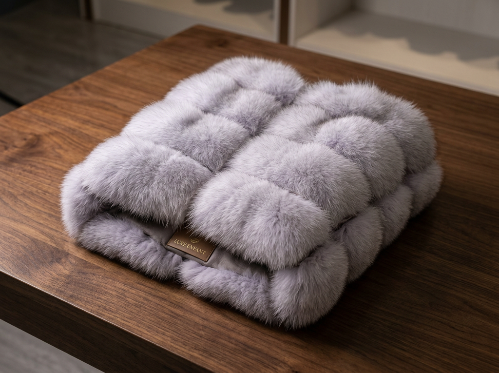 Brueti Children’s Raccoon Fur Coat – Soft Touch Collection