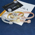 Custom Baguette Moissanite Bangle
