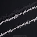 Custom Barbed Wire Chain - 925 Silver Moissanite